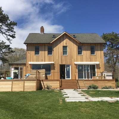 Clear Cedar Siding and Vinyl