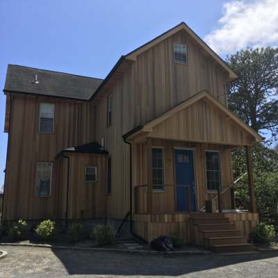 Clear Cedar Siding and Vinyl