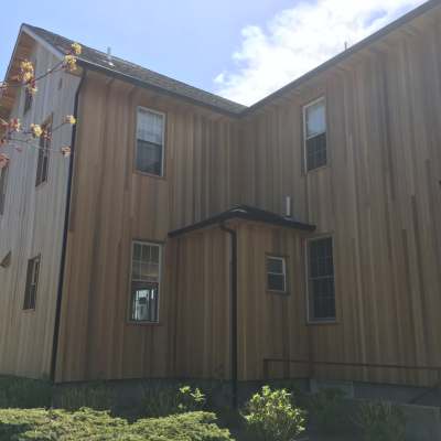 Clear Cedar Siding and Vinyl