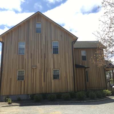 Clear Cedar Siding and Vinyl